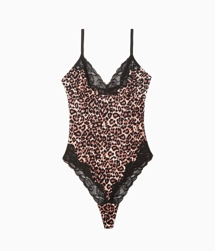Wacoal Chemises & Bodysuits * Away Copoed Bodyuit Wild Thing