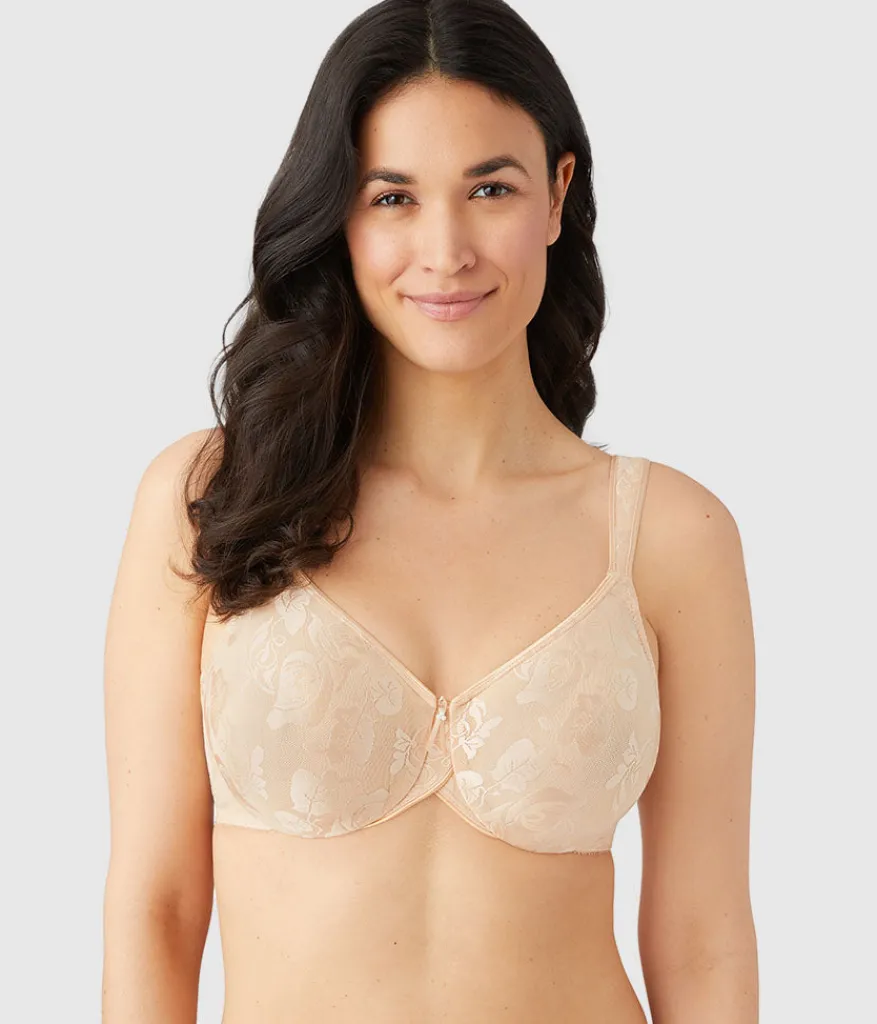 Wacoal Full Figure|Unlined * Awareness Underwire Bra Sand