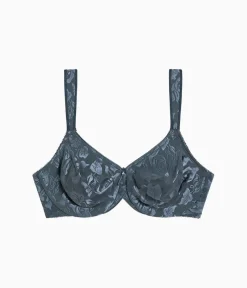 Wacoal Full Figure|Unlined * Awareness Underwire Bra Dark Slate