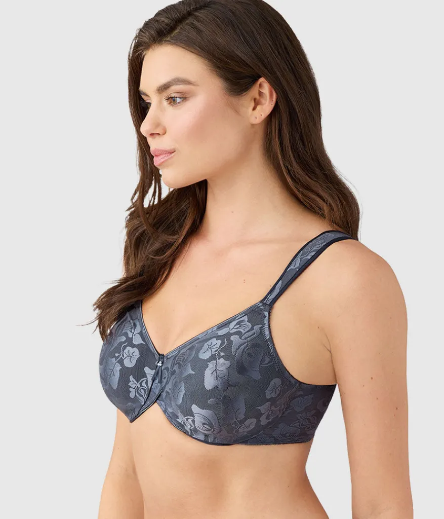 Wacoal Full Figure|Unlined * Awareness Underwire Bra Dark Slate
