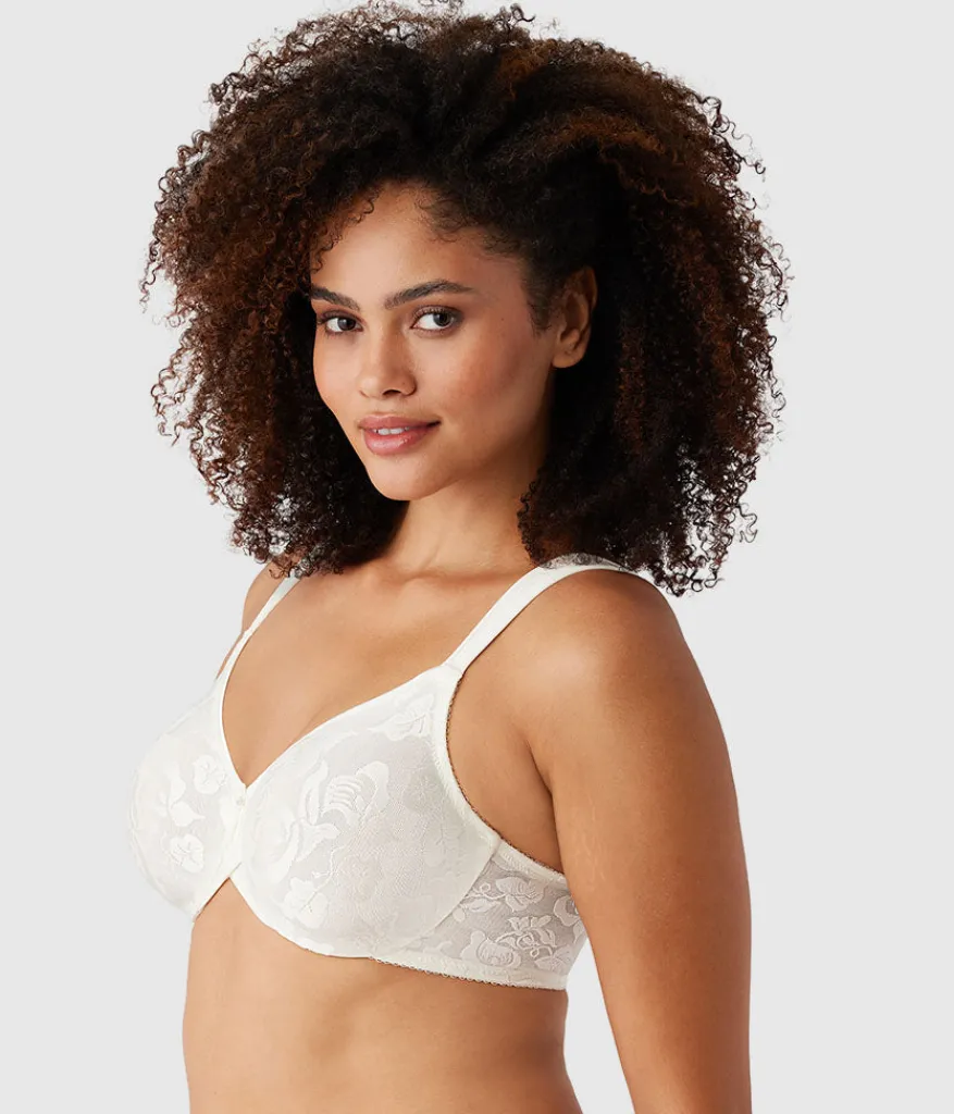 Wacoal Full Figure|Unlined * Awareness Underwire Bra Ivory