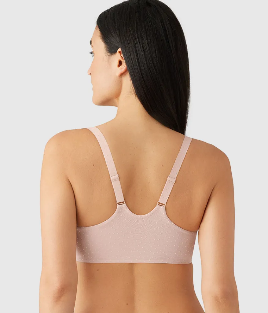 Wacoal Full Figure|T-Shirt * Back Appeal® Front Close T-Shirt Bra Rose Dust