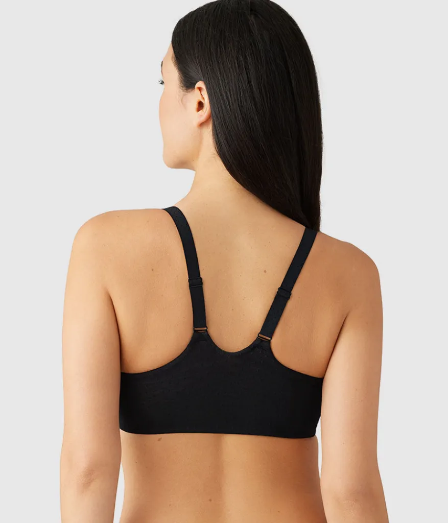 Wacoal Full Figure|T-Shirt * Back Appeal® Front Close T-Shirt Bra Black