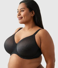 Wacoal Full Figure|Unlined * Back Appeal® H-K Cup Underwire Bra Black