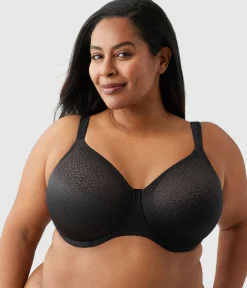 Wacoal Full Figure|Unlined * Back Appeal® H-K Cup Underwire Bra Black