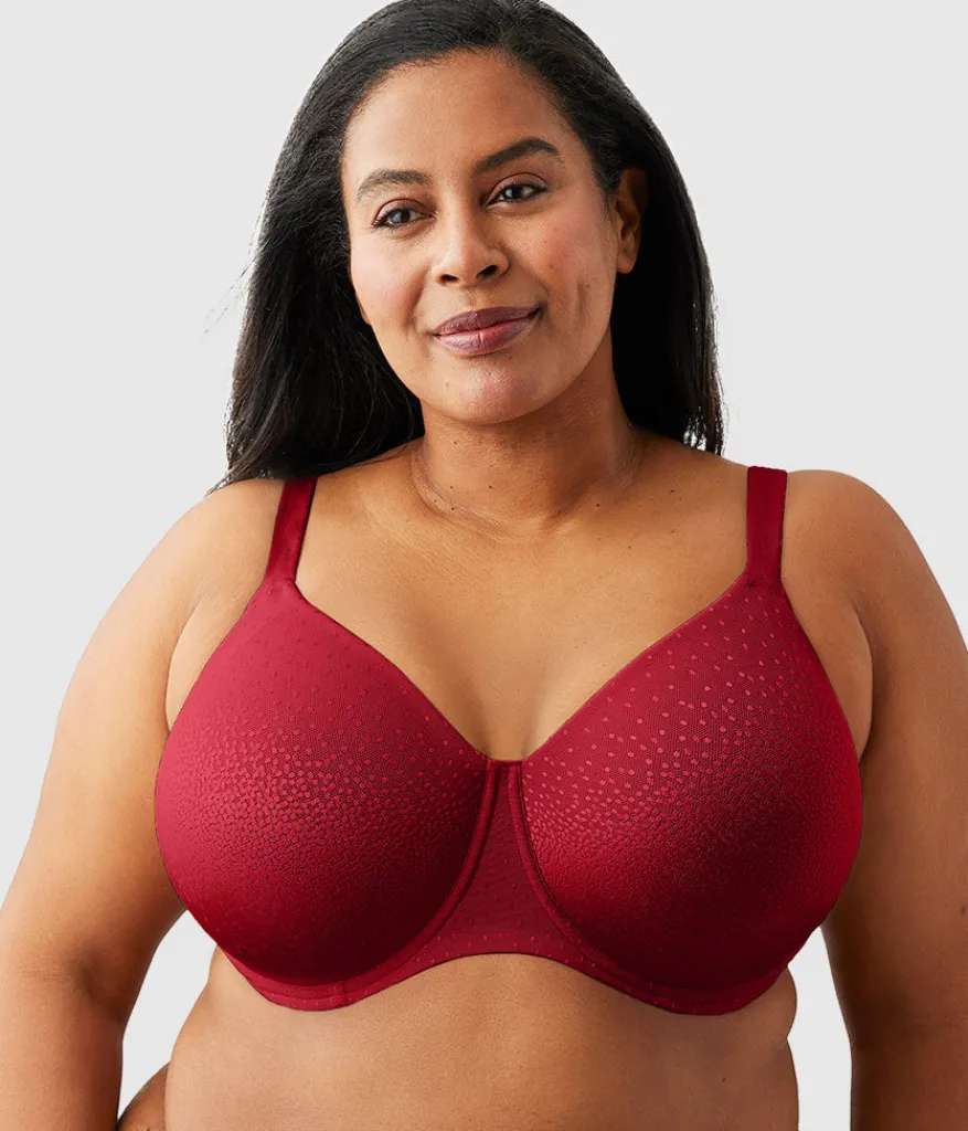 Wacoal Full Figure|Unlined * Back Appeal® H-K Cup Underwire Bra Regina Red