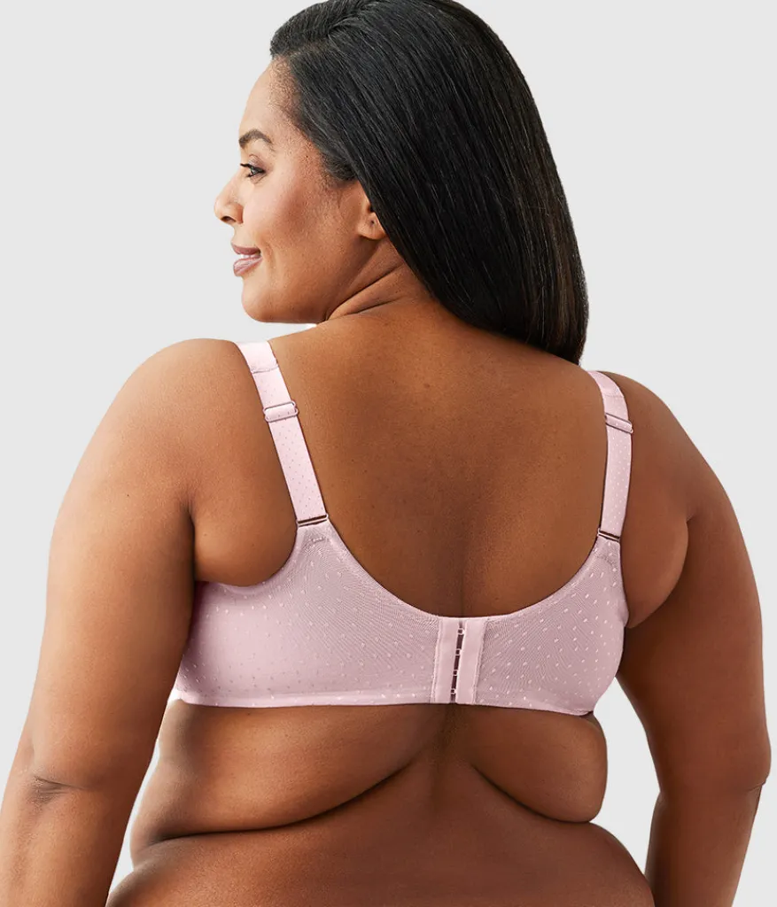 Wacoal Full Figure|Unlined * Back Appeal® H-K Cup Underwire Bra Cradle Pink