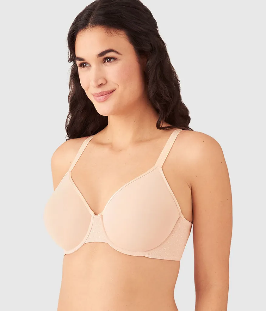 Wacoal Full Figure|Unlined * Back Appeal® Minimizer Bra Rose Dust