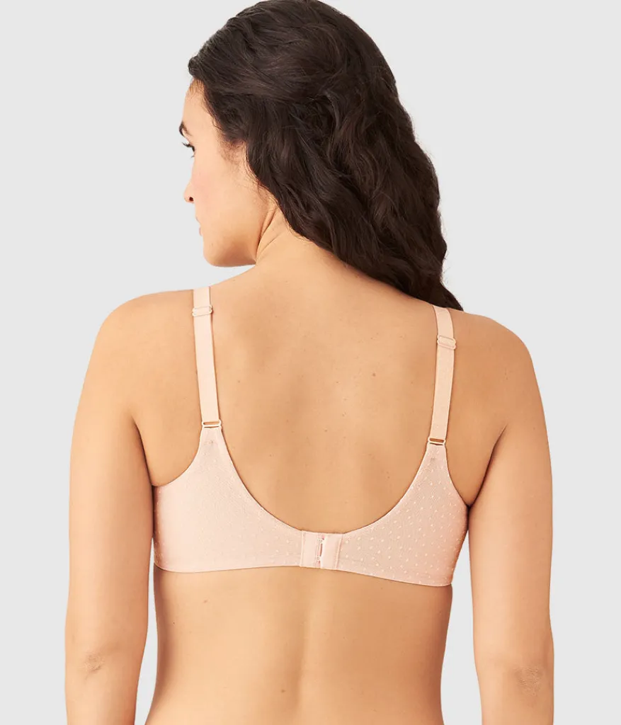 Wacoal Full Figure|Unlined * Back Appeal® Minimizer Bra Rose Dust
