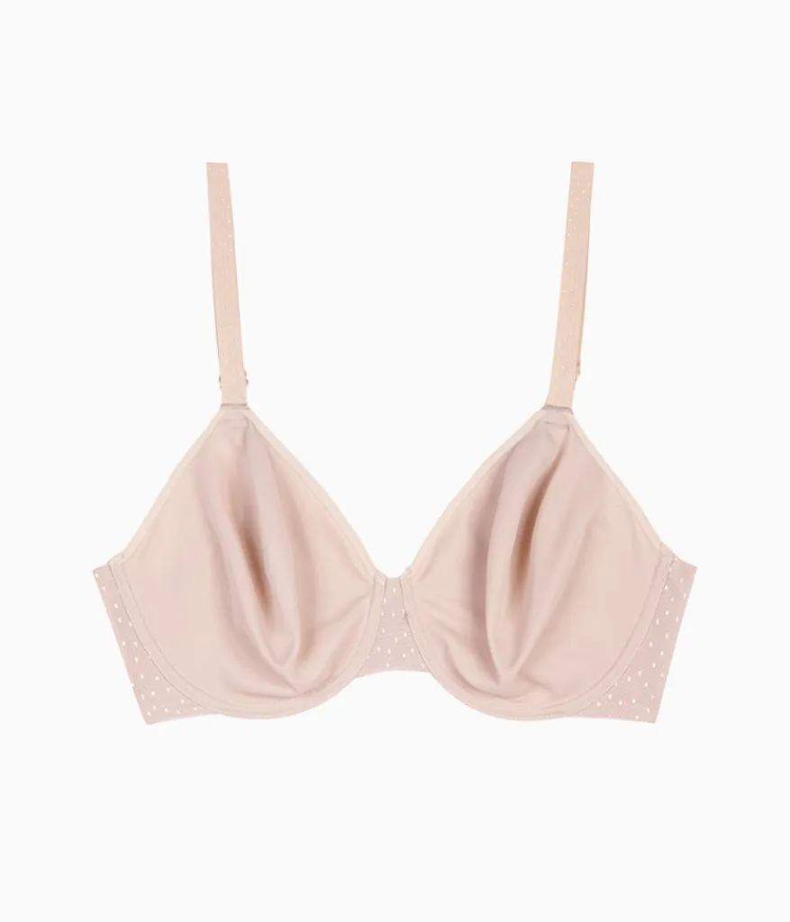 Wacoal Full Figure|Unlined * Back Appeal® Minimizer Bra Rose Dust