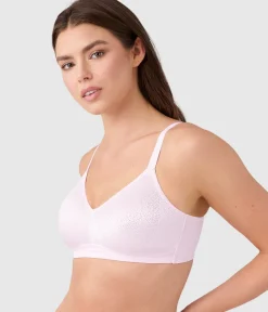 Wacoal Full Figure|Unlined * Back Appeal® Wire Free Bra Cradle Pink