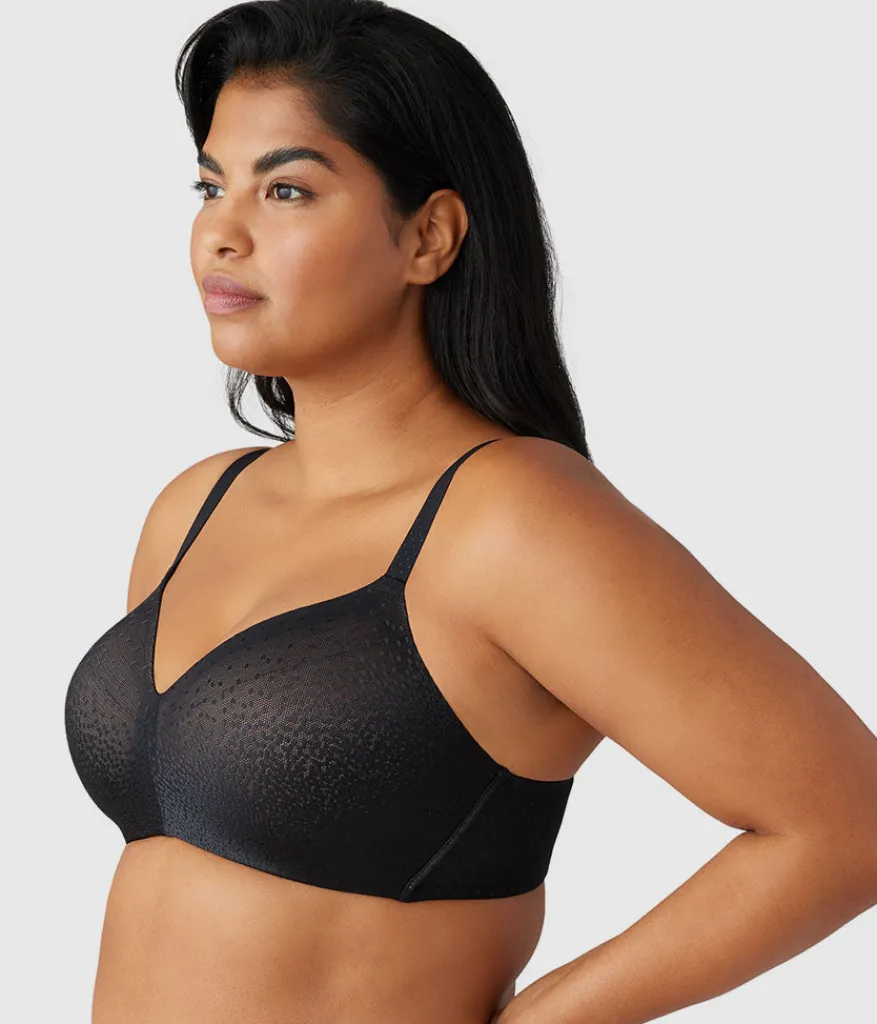 Wacoal Full Figure|T-Shirt * Back Appeal® Wire Free T-Shirt Bra Black