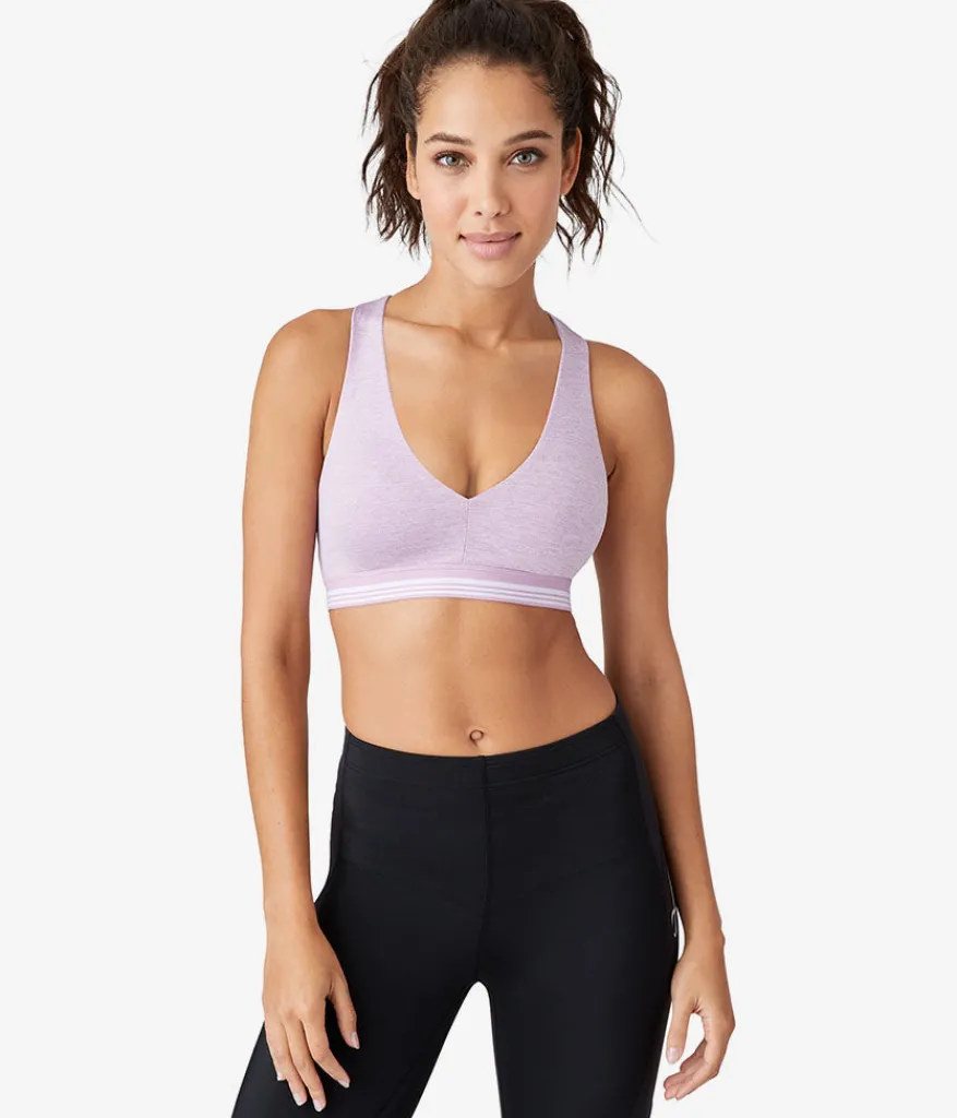 Wacoal Bralettes|Unlined * b.active Racerback port Braette Lavender Herb Heather