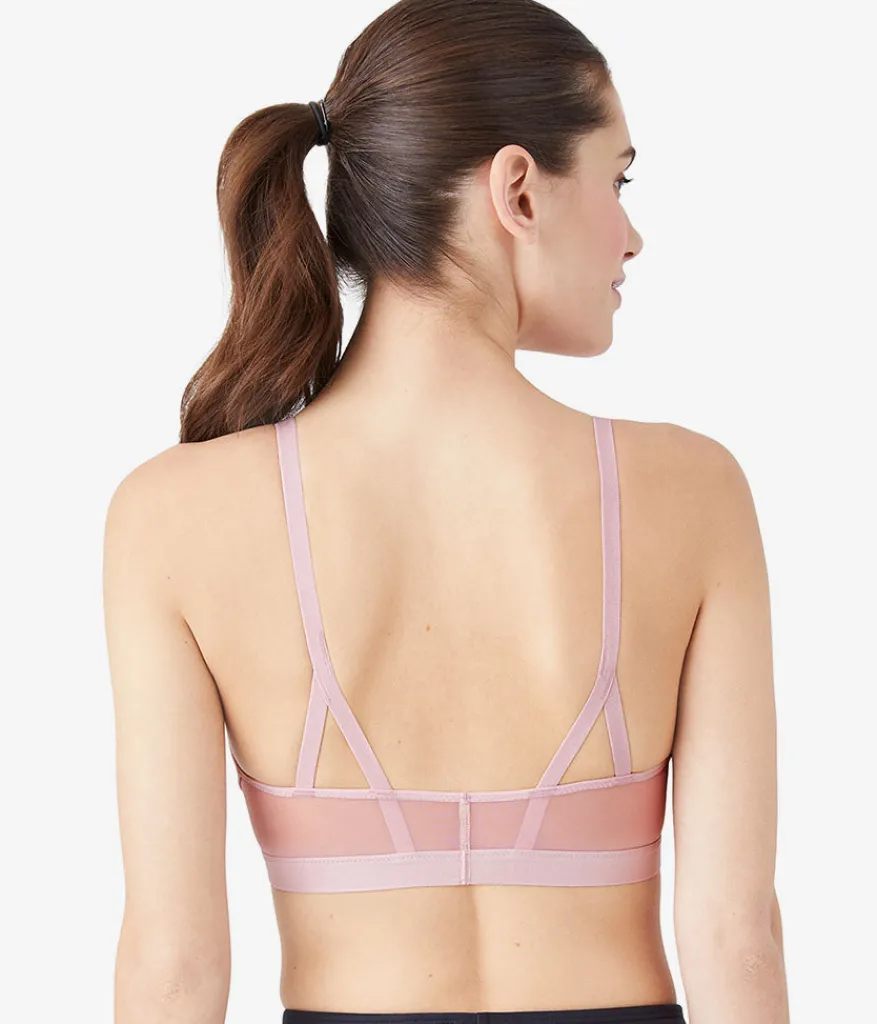 Wacoal Bralettes|Unlined * b.active port Braette Blush Pink