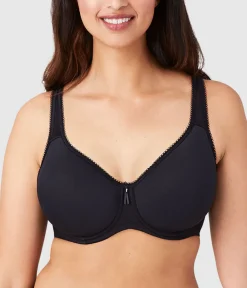 Wacoal Full Figure|T-Shirt * Basic Beauty Spacer Underwire T-Shirt Bra Black