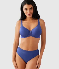 Wacoal Full Figure|T-Shirt * Basic Beauty Spacer Underwire T-Shirt Bra Skipper Blue