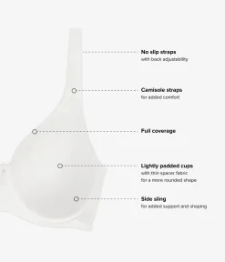 Wacoal Full Figure|T-Shirt * Basic Beauty Spacer Underwire T-Shirt Bra Ivory