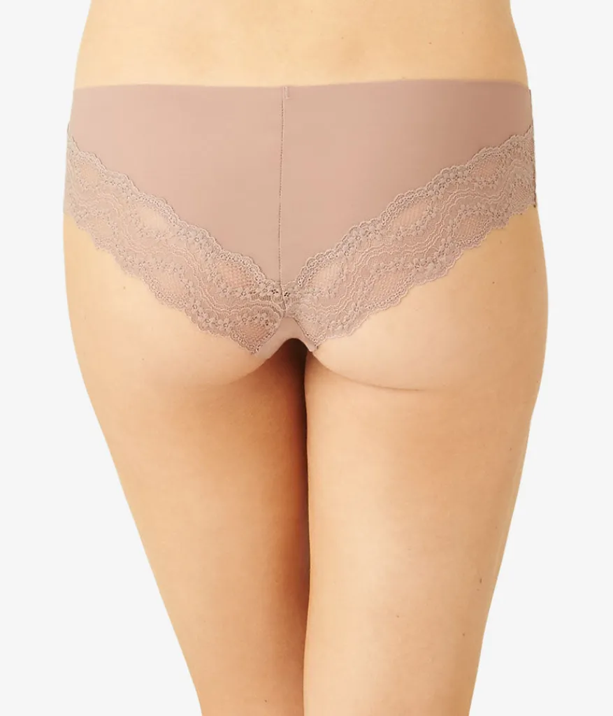 Wacoal Tanga/Cheeky * b.bare Cheeky Panty Pack Rose Smoke/Antler/Night