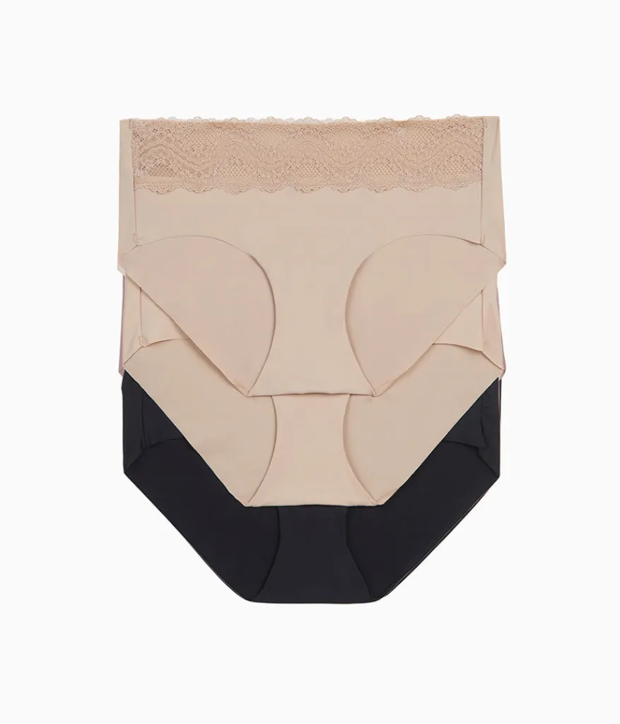 Wacoal Hipster * b.bare Hipter Panty Pack Au Natural/Au Natural/Night