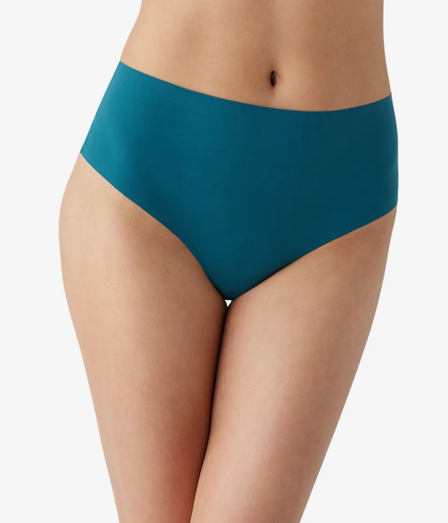 Wacoal Thong * b.bare Hi-Wait Thong Blue Coral