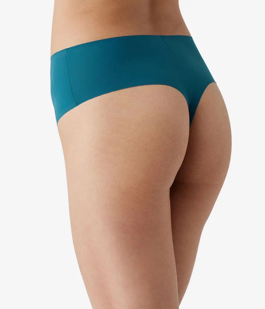 Wacoal Thong * b.bare Hi-Wait Thong Blue Coral