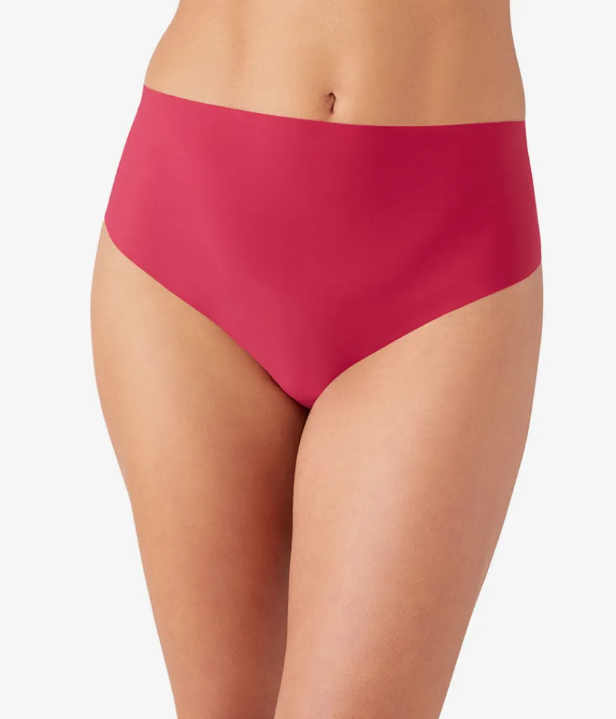 Wacoal Thong * b.bare Hi-Wait Thong Persian Red