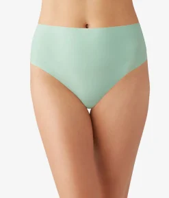 Wacoal Thong * b.bare Hi-Wait Thong Silt Green