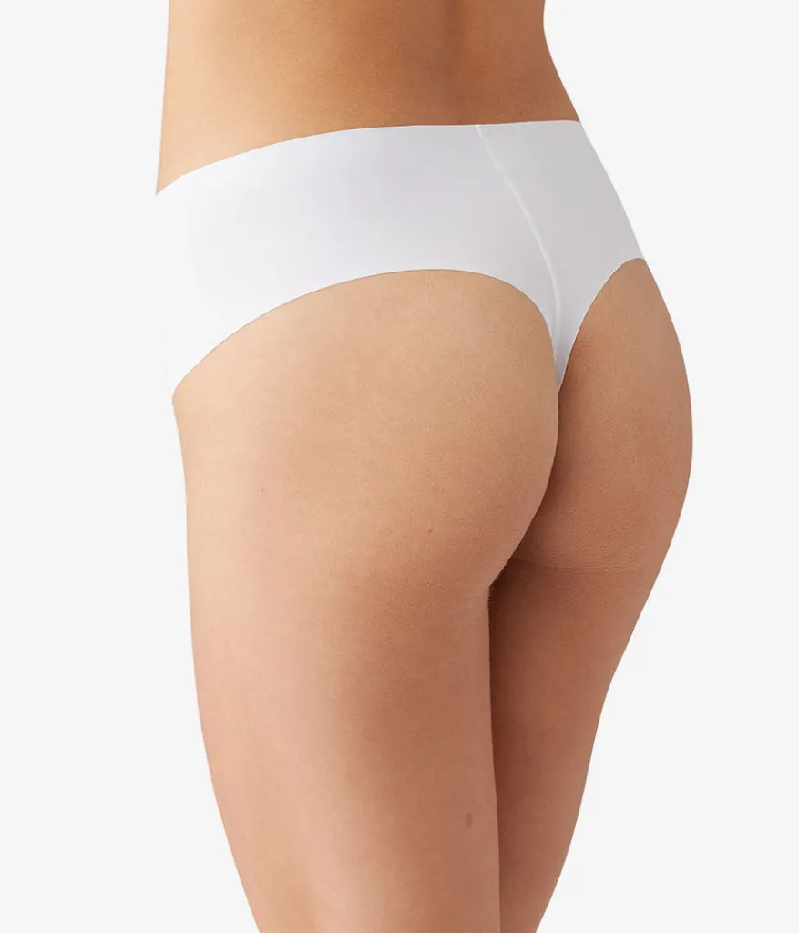 Wacoal Thong * b.bare Hi-Wait Thong White