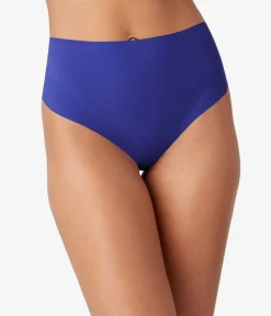 Wacoal Thong * b.bare Hi-Wait Thong Spectrum Blue