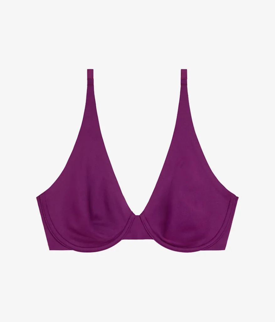 Wacoal Unlined|Seamless * Better Than Braless™ Underwire Bra Dark Purple
