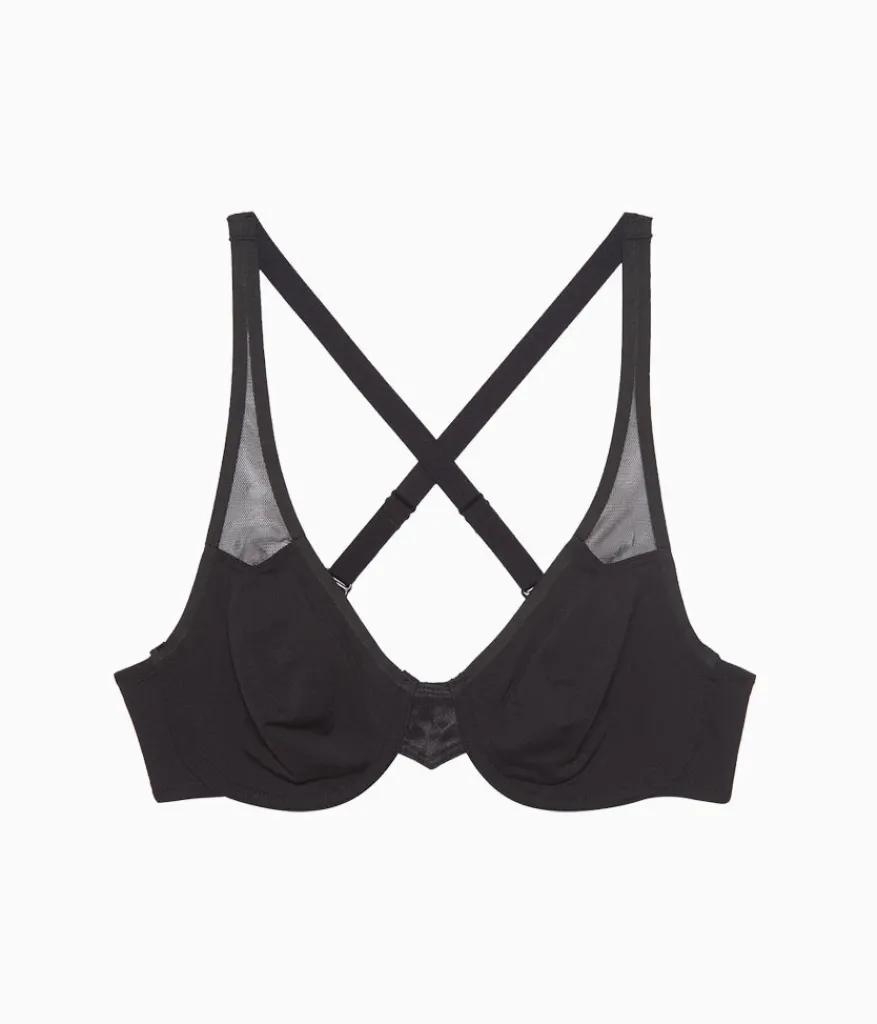 Wacoal Underwire|Racerback/Convertible * Body by 2.0 Underwire Bra Black