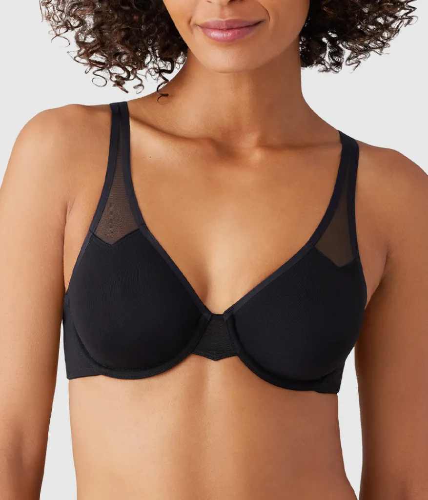 Wacoal Underwire|Racerback/Convertible * Body by 2.0 Underwire Bra Black
