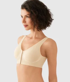 Wacoal Unlined|Bralettes * B-Smooth® Front Close Bralette Sand