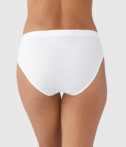 Wacoal Hi-Cut|Seamless * B-ooth® Natura Hi-Cut White