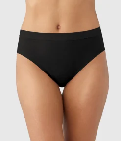 Wacoal Hi-Cut|Seamless * B-ooth® Natura Hi-Cut Black