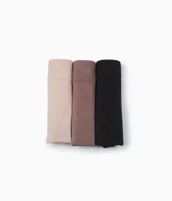 Wacoal Hi-Cut|Seamless * B-ooth® Packaged Hi-Cut Rose Dust/Deep Taupe/Black