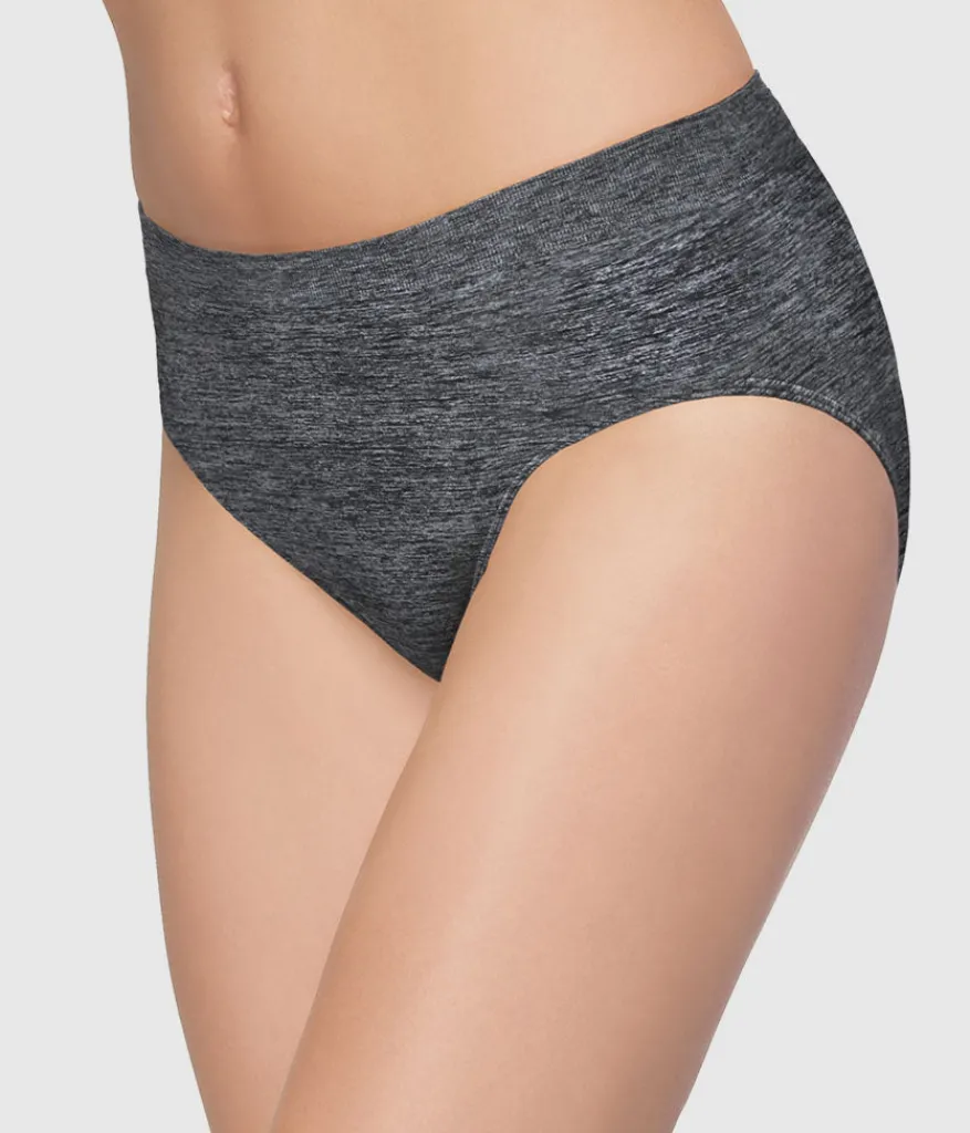 Wacoal Brief|Seamless * B-ooth® eae Brief Charcoal Heather