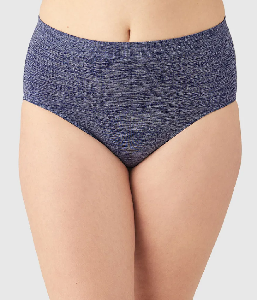 Wacoal Brief|Seamless * B-ooth® eae Brief Patriot Blue Heather