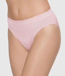 Wacoal Hi-Cut|Seamless * B-ooth® eae Hi-Cut Chalk Pink