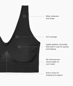 Wacoal Bralettes|Seamless * B-Smooth® Wire Free Bralette Black