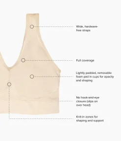 Wacoal Bralettes|Seamless * B-Smooth® Wire Free Bralette Sand