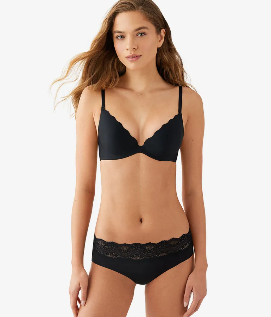 Wacoal Underwire|Push Up * b.wow'd Push Up Bra Night/Animal Accent