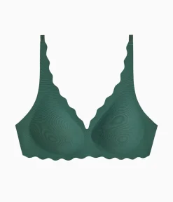 Wacoal Racerback/Convertible|Seamless * b.wow'd Wire Free Bra Cilantro