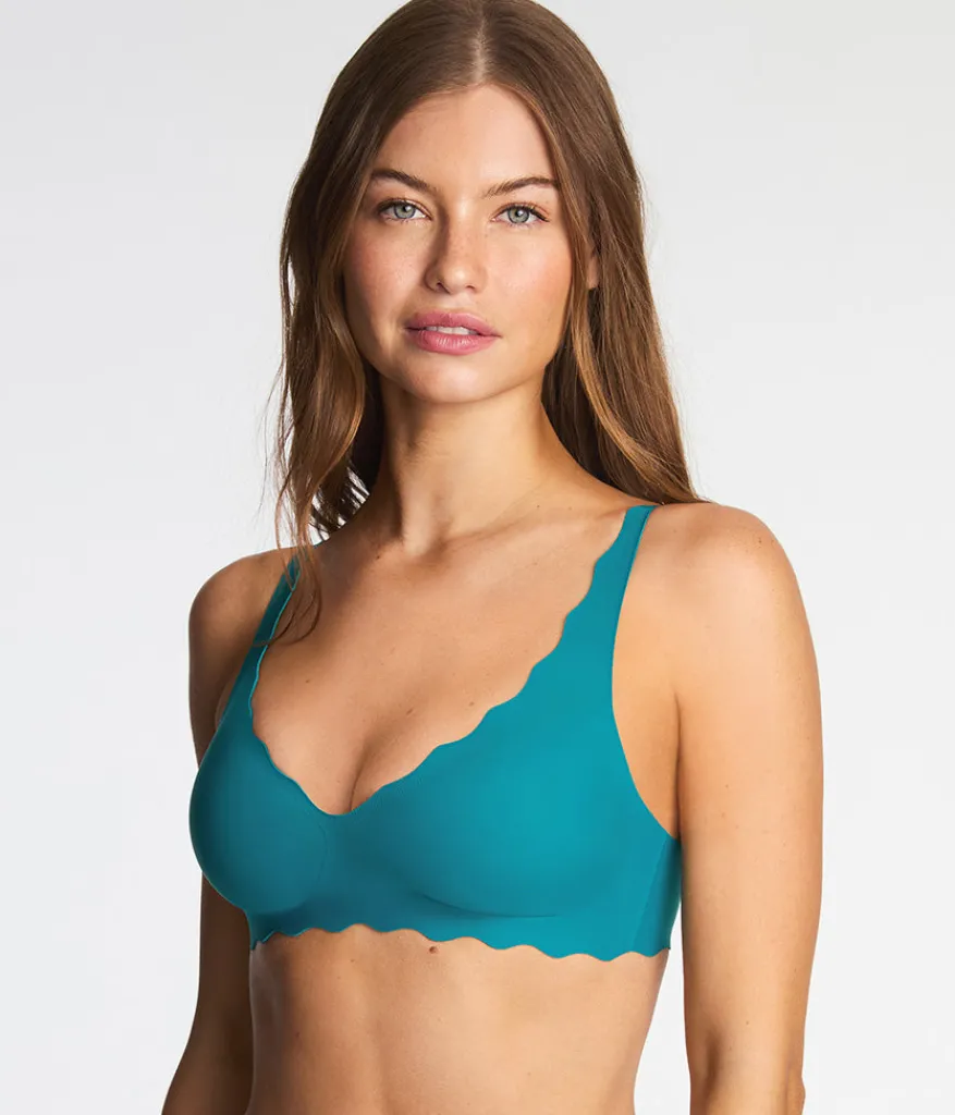 Wacoal Racerback/Convertible|Seamless * b.wow'd Wire Free Bra Deep Lake
