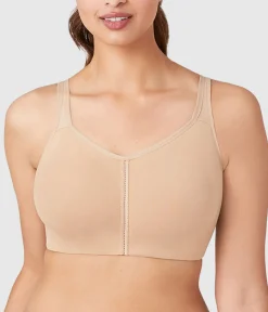 Wacoal Seamless|Wireless * Casual Beauty Wire Free Bra Toast