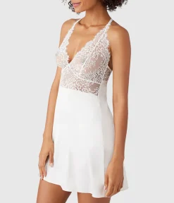 Wacoal Chemises & Bodysuits * Center tage Cheie Egret