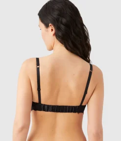 Wacoal Unlined|Lace * Center Stage Underwire Bra Black/Graphite