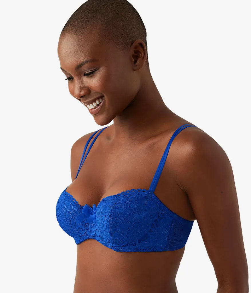 Wacoal Lace|Bras * Ciao Bella Balconette Bra Surf Blue