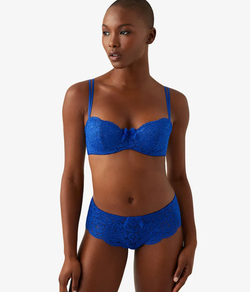 Wacoal Lace|Bras * Ciao Bella Balconette Bra Surf Blue