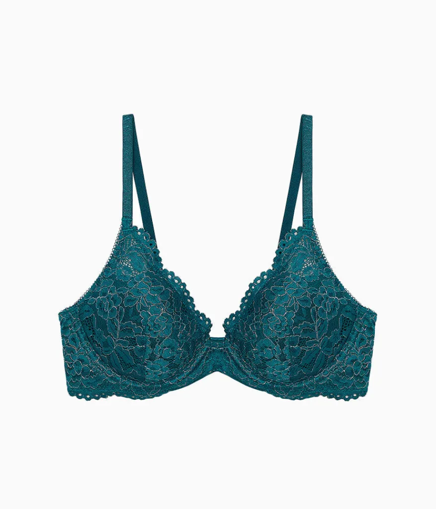 Wacoal Underwire * Ciao Bella Plunge Contour Bra Spruced-up